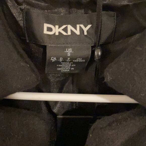 NWT DKNY Coat women BLACK SIZE SMALL - Picture 5 of 10